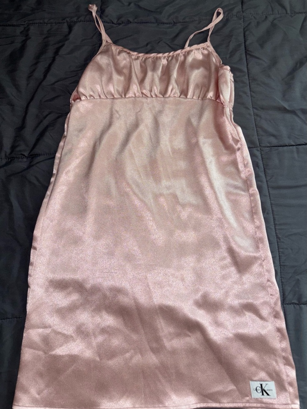 Calvin Klein Jeans Rose Pink Satin Slip